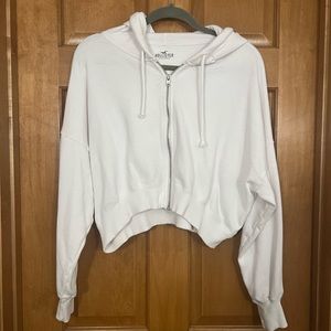 Hollister Cropped Zip Up